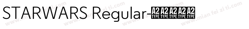 STARWARS Regular字体转换